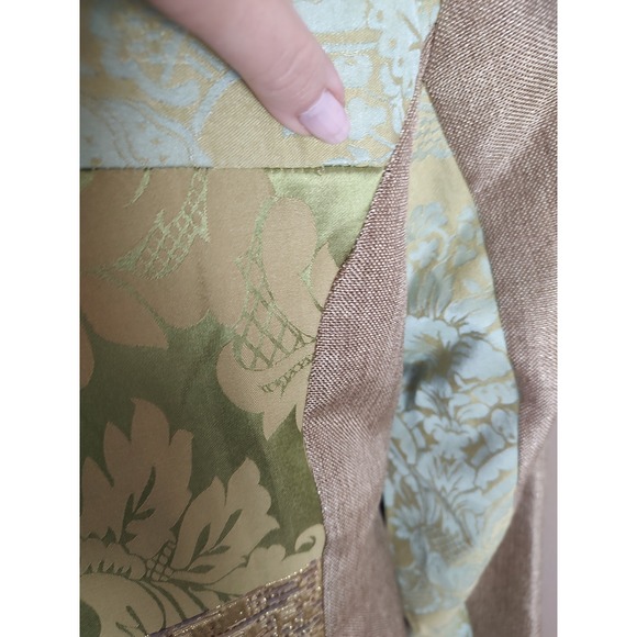 Julia New York Patchwork Tunic Jacket XL Button Front Unique Art to Wear - Picture 10 of 11